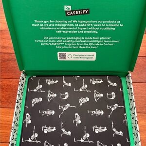 Casetify Black Skeleton Design Laptop Case